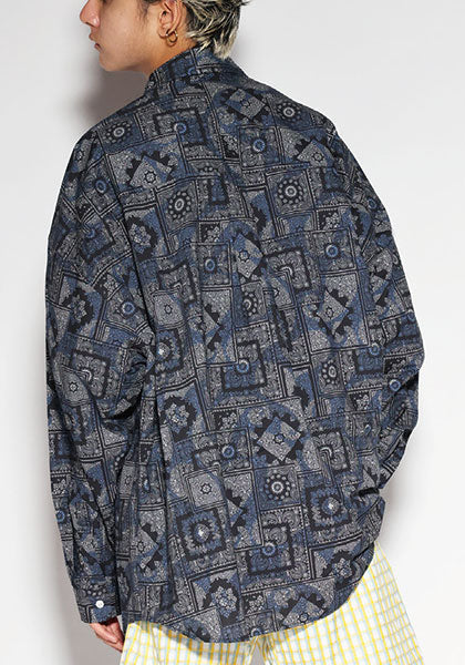 ALDIES アールディーズ | Bandana Shirts カラー:ネイビー