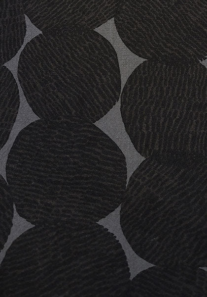 VOO ヴォー | FUNNY CIRCLE EZ SLACKS カラー:SUMI BLACK