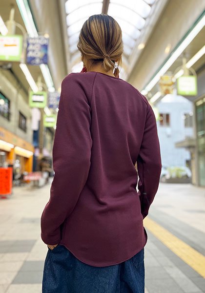 SPINNER BAIT スピナーベイト | ボンバーヒートラグランクルー カラー:バーガンディ