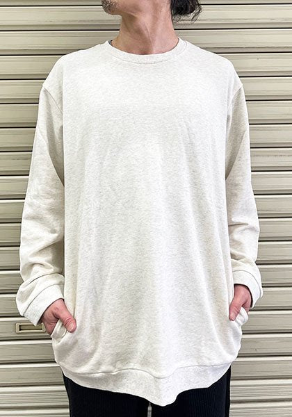 SPINNER BAIT スピナーベイト | ミニ裏毛サイドポケットカットソー カラー:オートミール