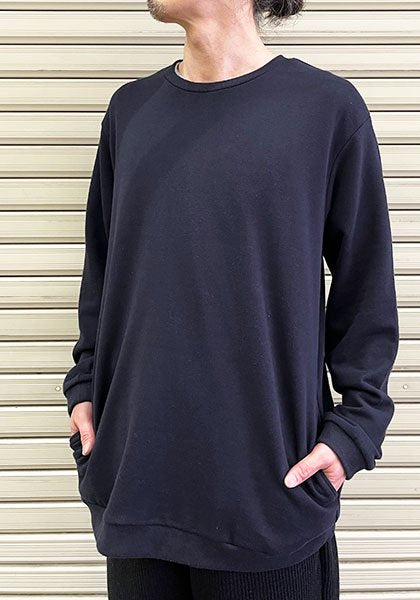 SPINNER BAIT スピナーベイト | ミニ裏毛サイドポケットカットソー カラー:スミクロ