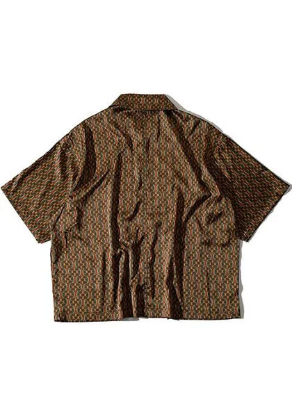 ALDIES アールディーズ | Round Dot Shirts ラウンドドットシャツ カラー:ブラウン