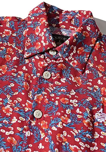 ALDIES アールディーズ | Small Flower Shirts カラー:レッド