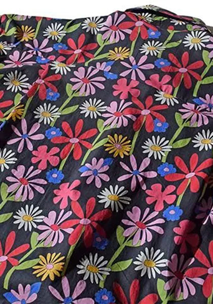 ALDIES アールディーズ | Flower Big Shirt カラー:ブラック