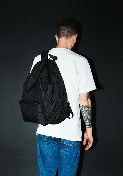 PACKING パッキング | RIPSTOP BACK PACK カラー:BLACK