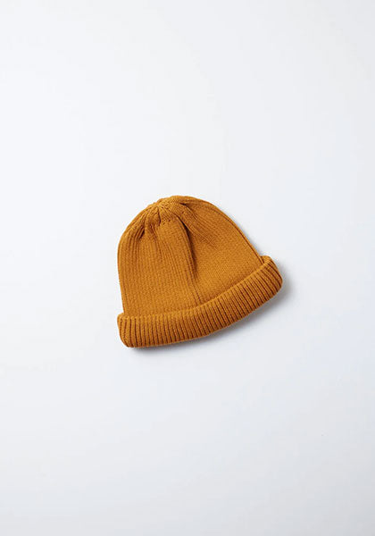 ROTOTO ロトト | COTTON ROLL UP BEANIE カラー : D.YELLOW