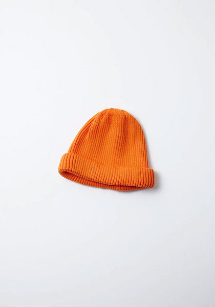 ROTOTO ロトト | COTTON ROLL UP BEANIE カラー : ORANGE