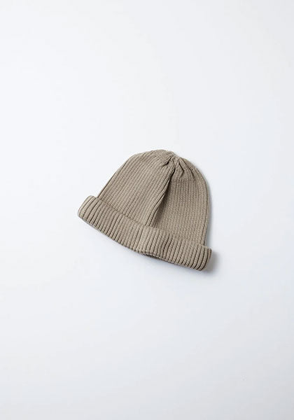 ROTOTO ロトト | COTTON ROLL UP BEANIE カラー : GRAYGE