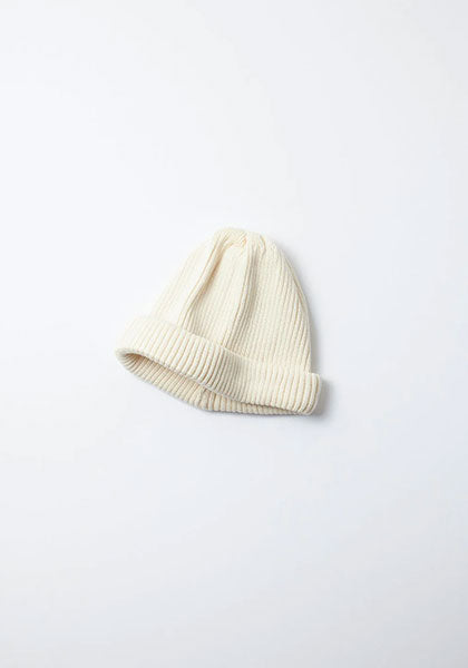 ROTOTO ロトト | COTTON ROLL UP BEANIE カラー : IVORY