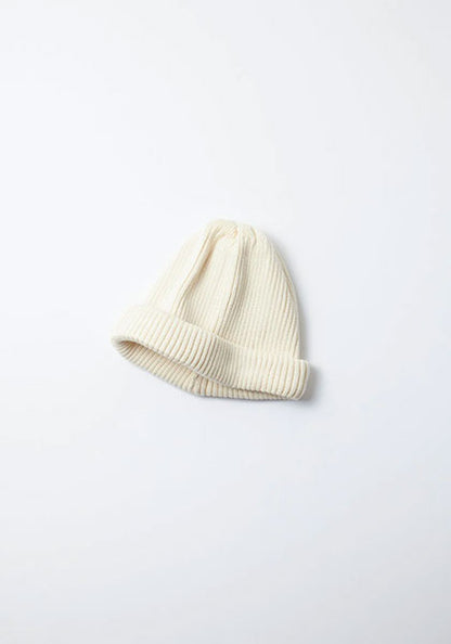 ROTOTO ロトト | COTTON ROLL UP BEANIE カラー : IVORY