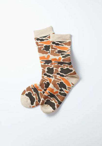 ROTOTO ロトト | PILE CAMO CREW SOCKS