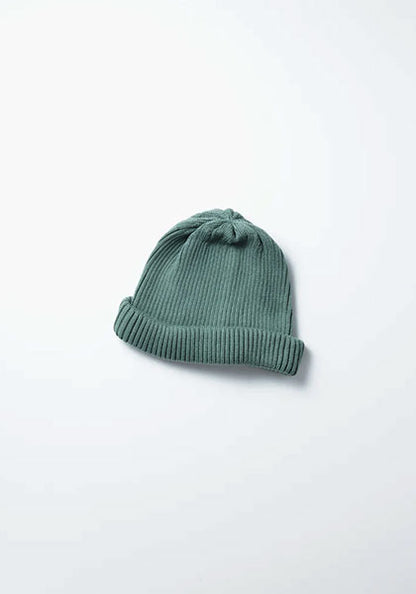 ROTOTO ロトト | COTTON ROLL UP BEANIE カラー : SEA GREEN
