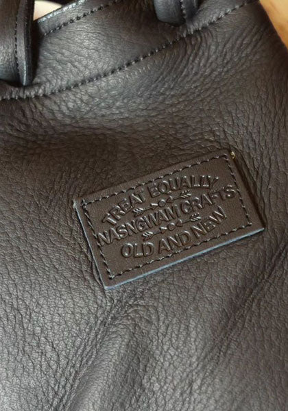 Nasngwam×EARLY MORNING | DEERSKIN WHISKY BAG / 鹿革ミニバッグ
