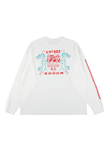 CHI-BEE チービー飯店 ロンT カラー:WHITE