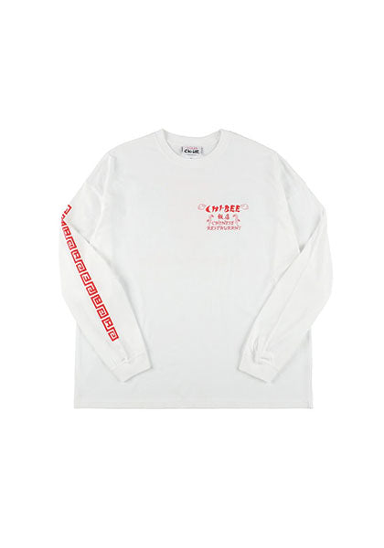 CHI-BEE チービー飯店 ロンT カラー:WHITE