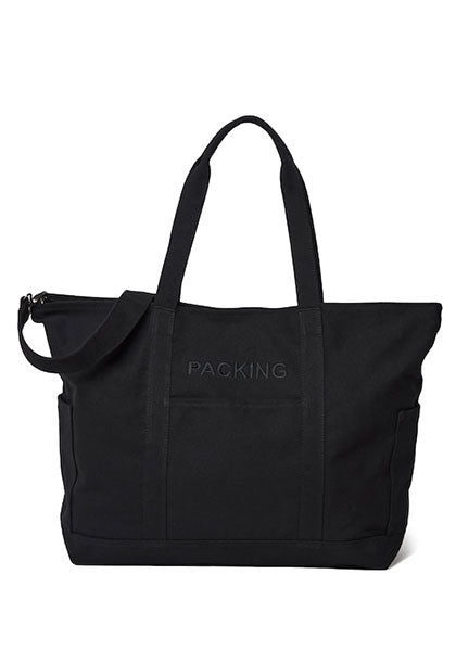 PACKING パッキング | CANVAS UTILITY TOTE BAG カラー:BLACK