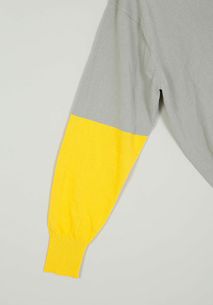 KELEN ケレン | HIGH GAUGE KNIT CARDI / コットンハイゲージ ニットカーデ カラー:GRAY