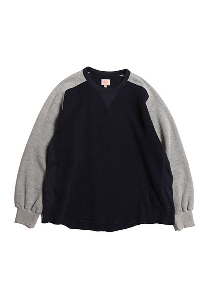 IMPRESTORE インプレストア | サーマルカットソー カラー:NAVY&GRAY