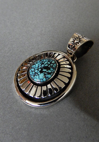 Herman Vandever / ハーマンバンデバー サンバースト Kingman turquoise Pendant Top
