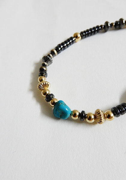 Nasngwam.×Bright TAOS bracelet Turquoise 19cm