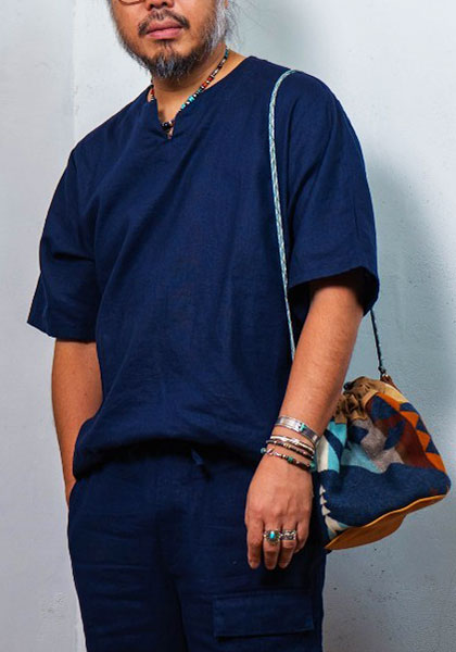 Nasngwam ナスングワム | LIBERTY SHIRTS カラー : ネイビー