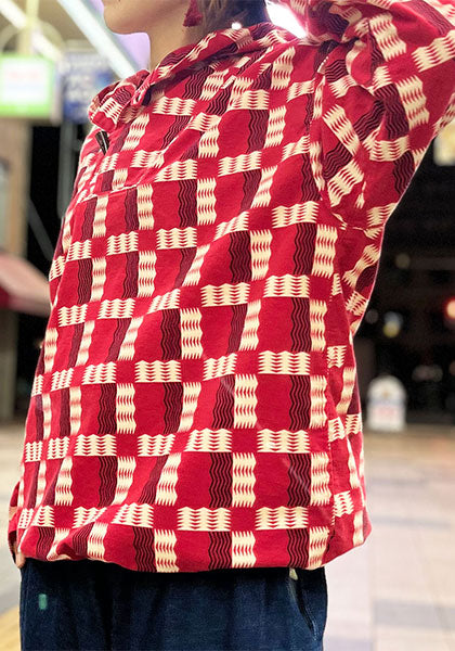 Nasngwam ナスングワム | TRIVAL PARKA / プルオーバーシャツ カラー:RED