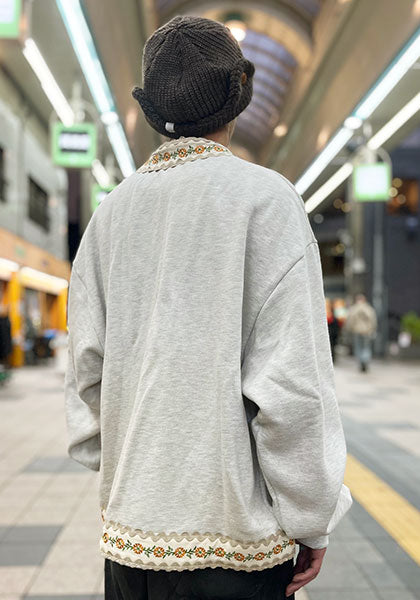 HAVE A GRATEFUL DAY ハブ ア グレイトフル デイ | NOBUTTON CARDIGAN カラー:OATMEAL