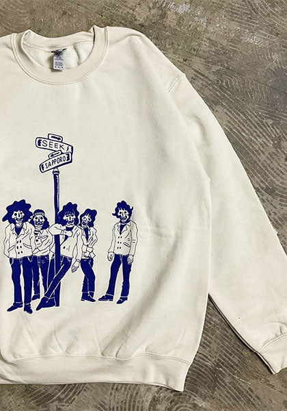 デガラシ×SEEK アシュベリービッグスウェット カラー:サンドベージュ