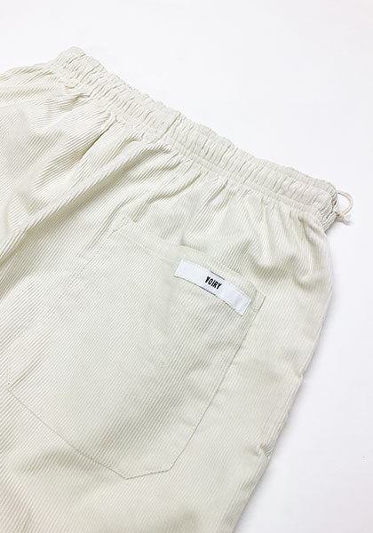 VOIRY ヴォイリー | SUNDAY PANTS CORDUROY カラー : アイボリー