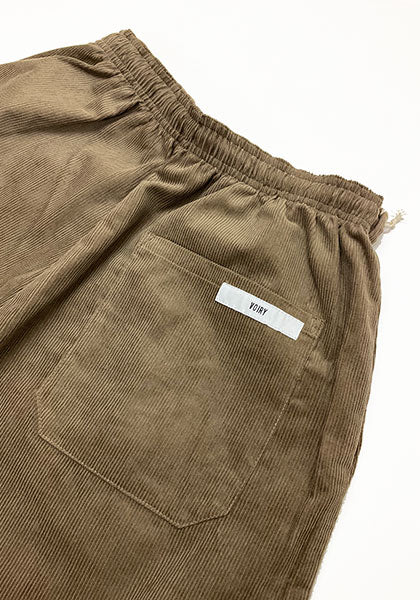 VOIRY ヴォイリー | SUNDAY PANTS CORDUROY カラー : ライトブラウン