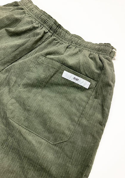 VOIRY ヴォイリー | SUNDAY PANTS CORDUROY カラー : オリーブ