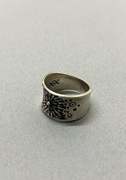 Indian Jewelry (インディアン ジュエリー) ナバホ スタンプリング Norbert Peshlakai / ノルバートペシュラカイ 16号