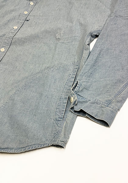 remilla | Smoked Dolman Shirt, Light Indigo