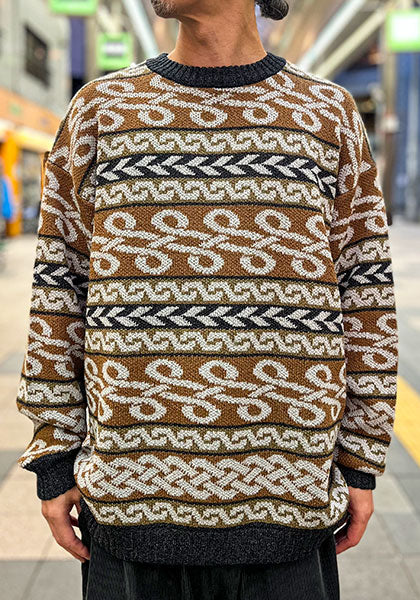 Nasngwam.(ナスングワム) | BRAID KNIT カラー:BROWN
