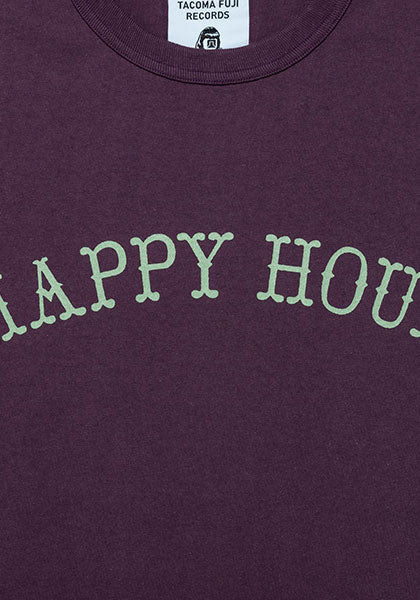 TACOMA FUJI RECORDS タコマフジレコード | HAPPY HOUR Tシャツ designed by Jerry UKAI カラー:グレープ