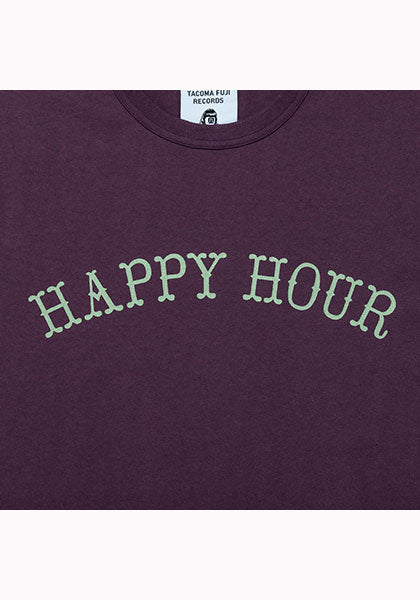 TACOMA FUJI RECORDS タコマフジレコード | HAPPY HOUR Tシャツ designed by Jerry UKAI カラー:グレープ