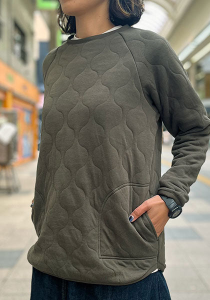 SPINNER BAIT スピナーベイト | ミリタリーキルトクルー カラー:カーキ