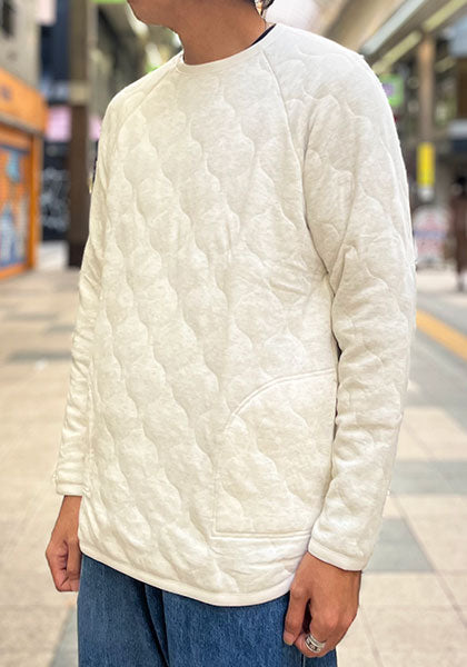 SPINNER BAIT スピナーベイト | ミリタリーキルトクルー カラー:オートミール