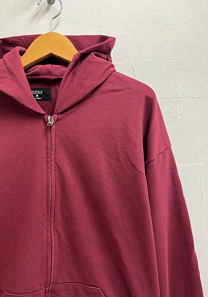 remilla スモークジップフード カラー:ボルドー