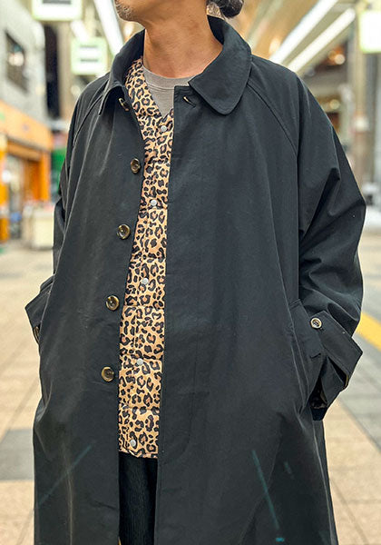 TAION 体温 ベーシック Vネックボタン インナーダウンベスト カラー:カーキレオパード