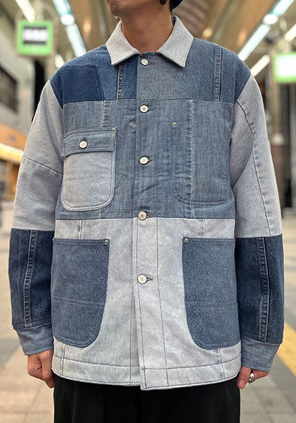 Nasngwam.(ナスングワム)| FOUNDRY JACKET Lサイズ カラー:DENIM A