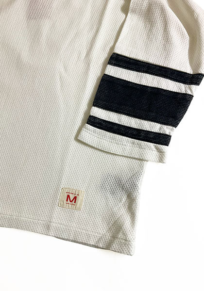 IMPRESTORE / インプレストア MESH FOOTBALL HALF SLEEVE / フットボールTEE カラー : FADED IVORY