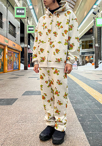 HAVE A GRATEFUL DAY ハブ ア グレイトフル デイ | ZIP UP HOODIE SWEATSHIRT -ROSE-