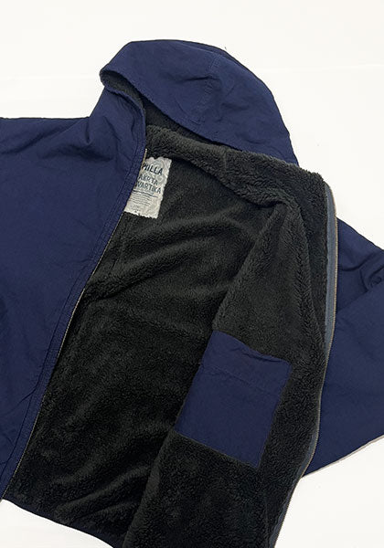 remilla | Chambray Boa Hoodie