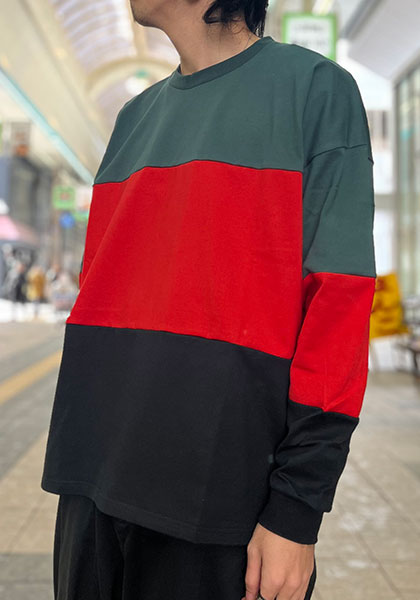 VOO ヴォー | TRIO LT / ファットボーダーカットソー カラー:GREEN