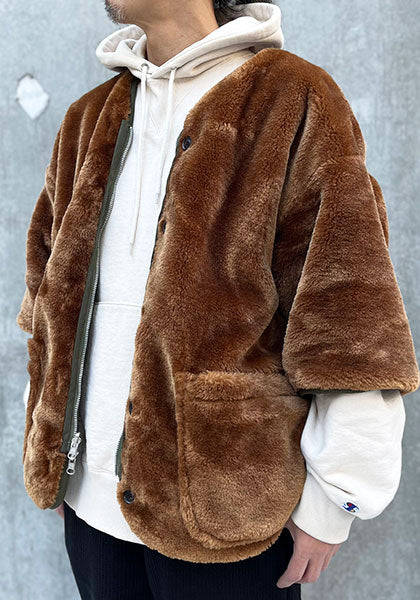 Nasngwam ナスングワム | GRIZZLY S/S JACKET カラー:オリーブ