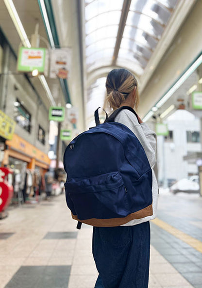 PACKING パッキング | BOTTOM SUEDE BACKPACK カラー:NAVY