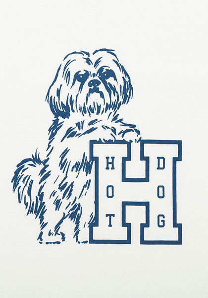 TACOMA FUJI RECORDS タコマフジレコード | HOT DOG VINTAGE LOGO designed by Hiroshi Iguchi カラー:ホワイト