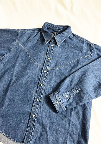 Nasngwam.(ナスングワム) | BRIGHT DENIM SHIRTS/ウエスタンシャツ カラー:USED WASH