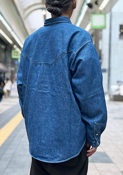 Nasngwam.(ナスングワム) | BRIGHT DENIM SHIRTS/ウエスタンシャツ カラー:USED WASH